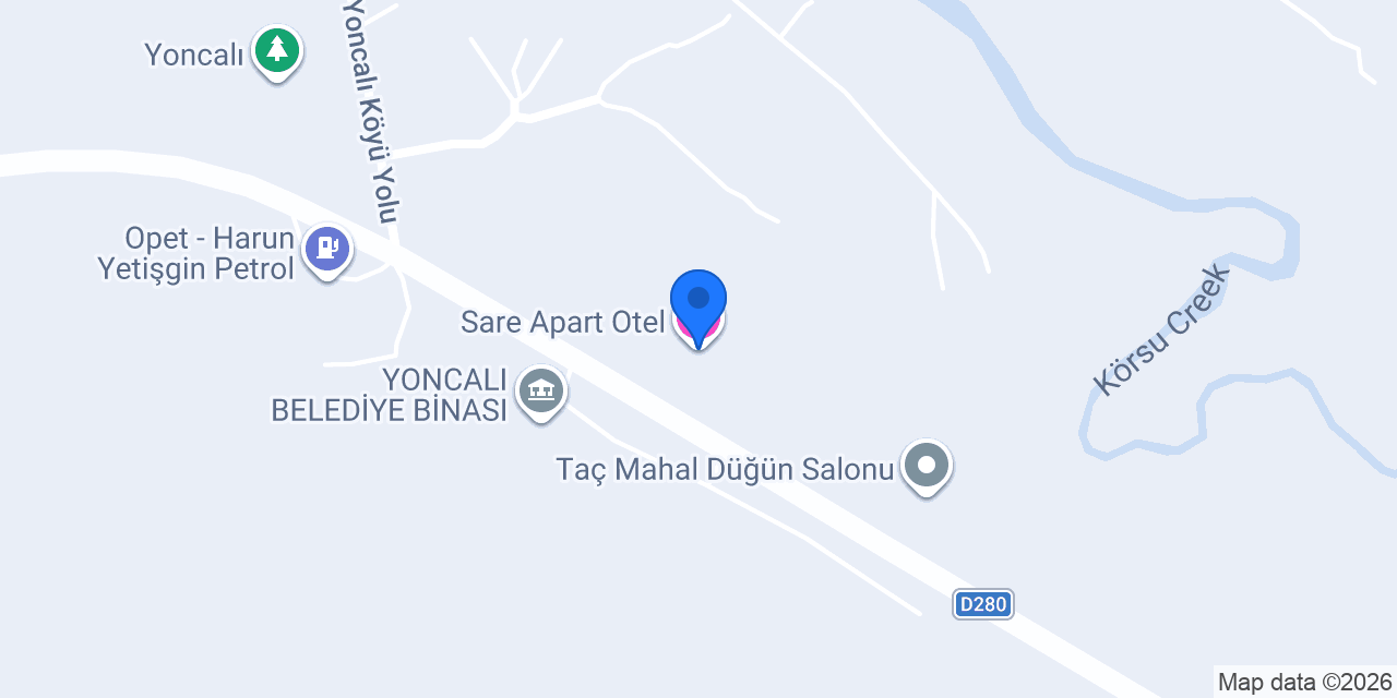 Sare Apart Otel konumu