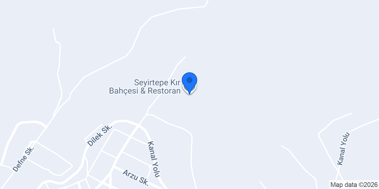 Seyirtepe Kır Bahçesi & Restoran konumu