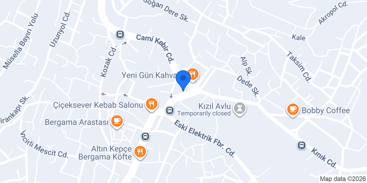 Tarihi Han Kahvehanesi konumu