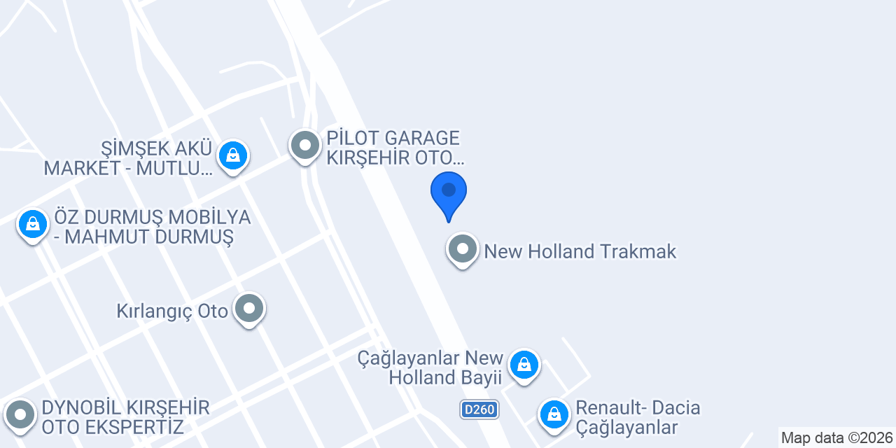 Türkal Traktör ve Biçerdöver konumu