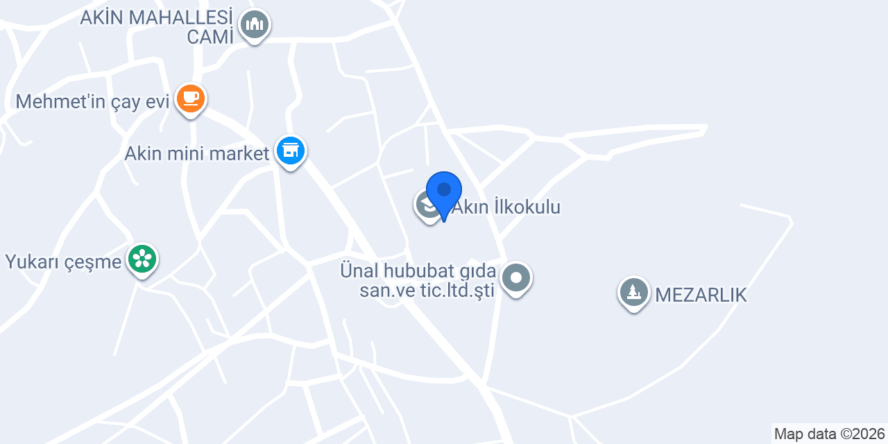 Akın İlkokulu konumu