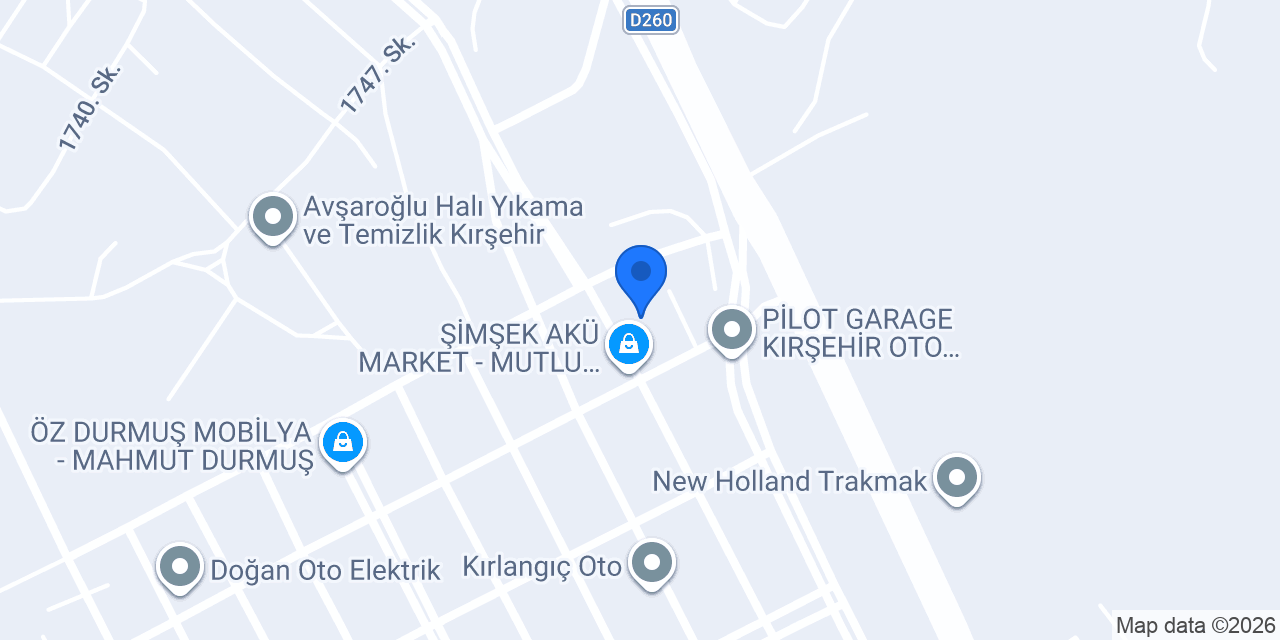 Kırşehir Mesleki Eğitim Merkezi konumu