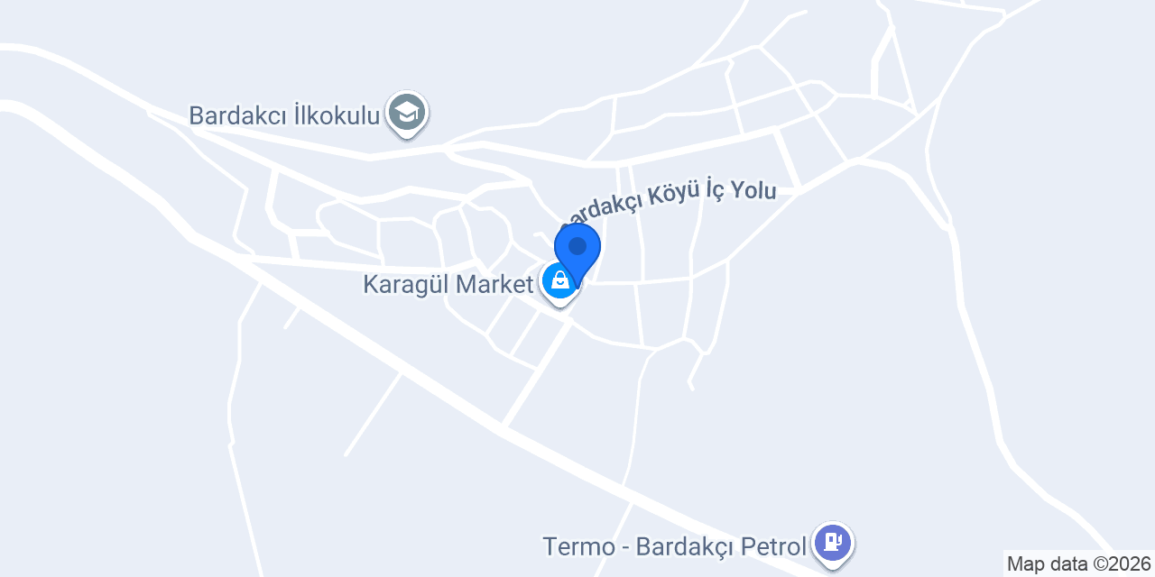 Bardakçı Köyü Muhtarlığı konumu