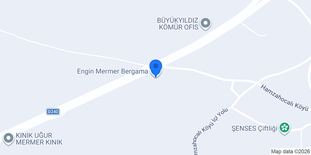 Engin Mermer Bergama konumu