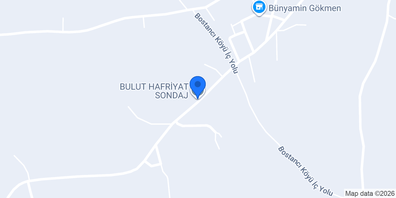 BULUT HAFRİYAT SONDAJ konumu