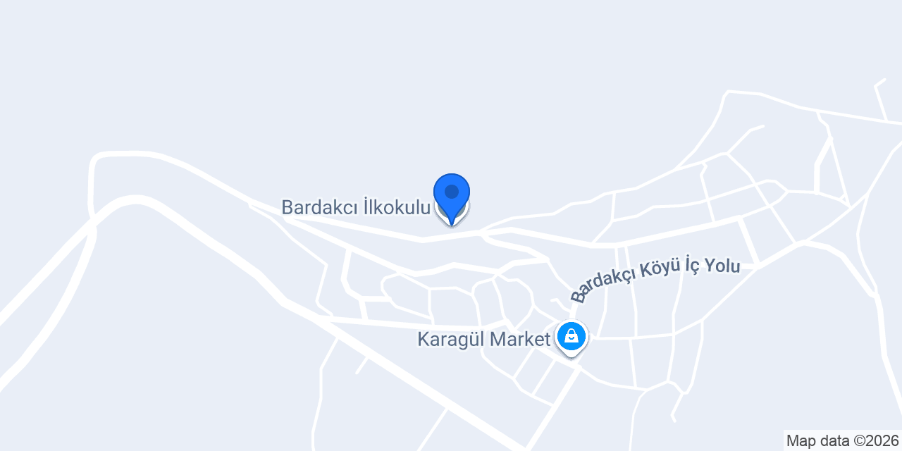 Bardakcı İlkokulu konumu