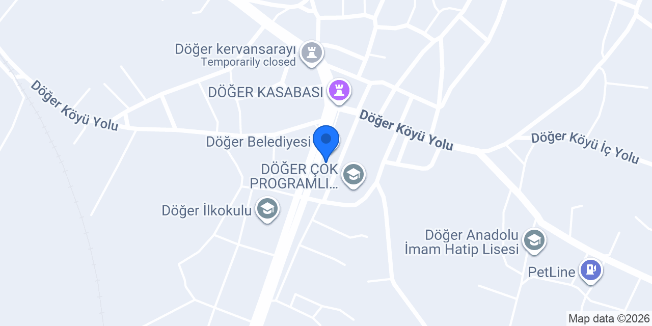 Ptt-döğer Şubesi konumu