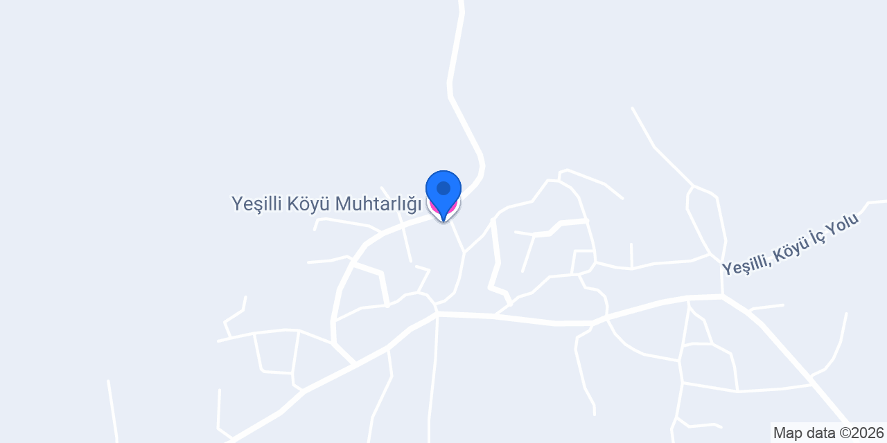 Yeşilli Köyü Muhtarlığı konumu