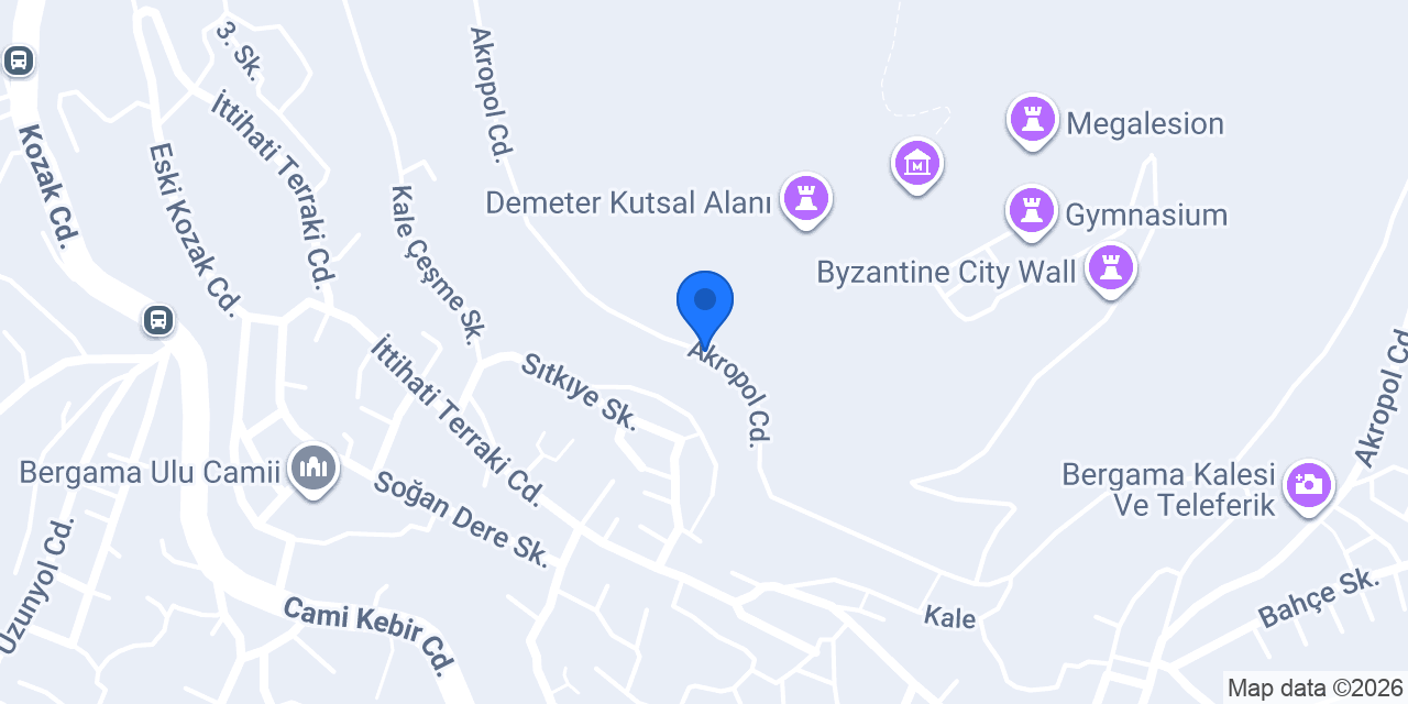 Atamer akropol hediyelik esya konumu
