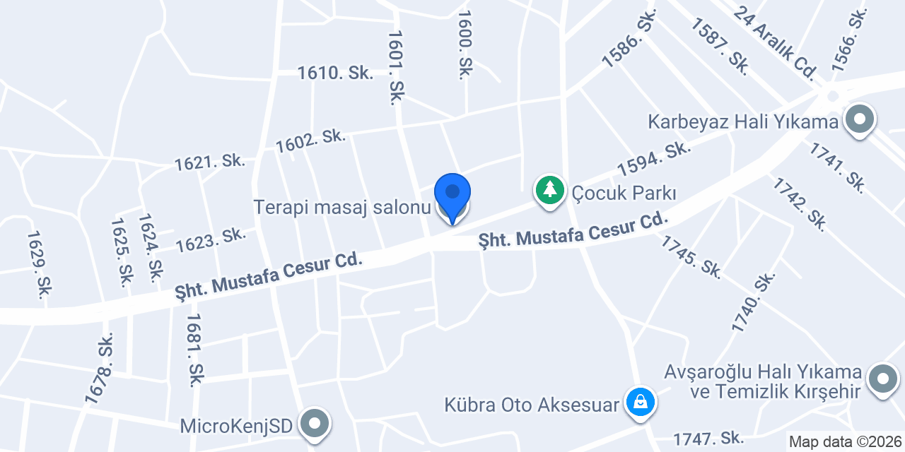 Terapi masaj salonu konumu