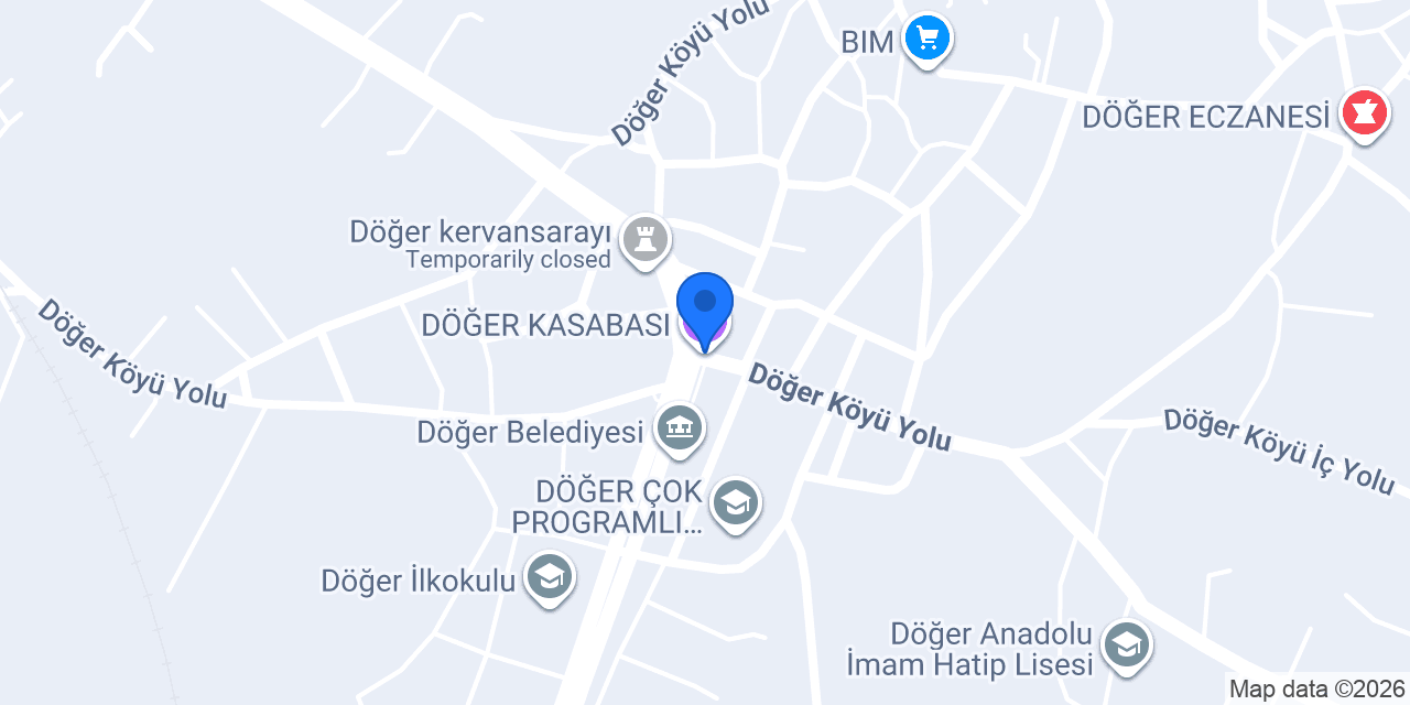 DÖĞER KASABASI konumu
