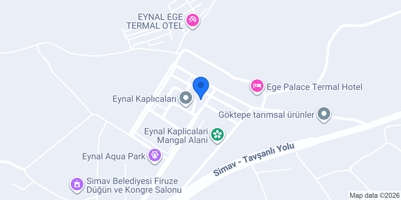 Eynal Resepsiyon konumu
