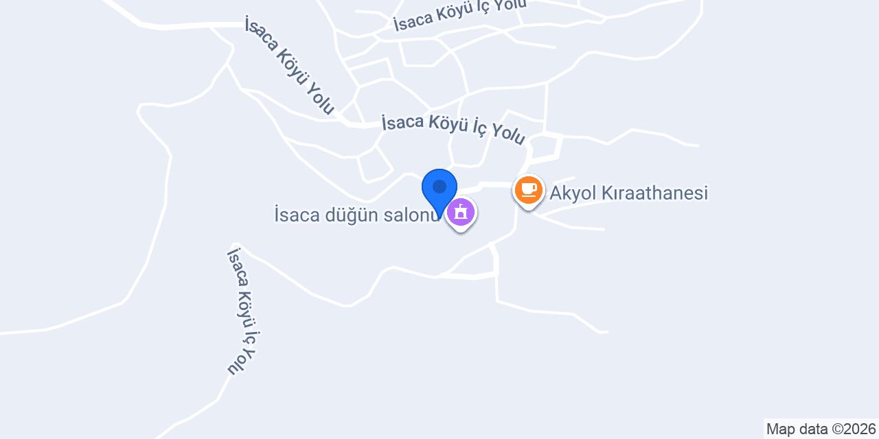 İsaca İlkokulu konumu