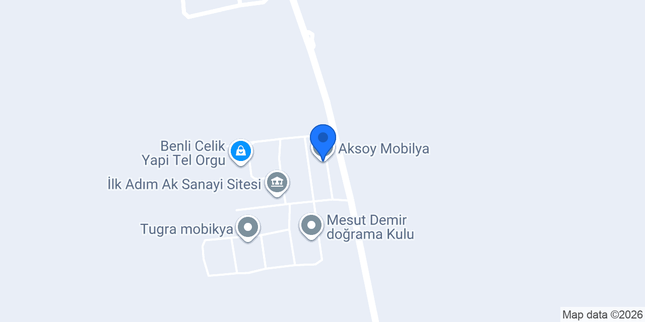 Aksoy Mobilya konumu