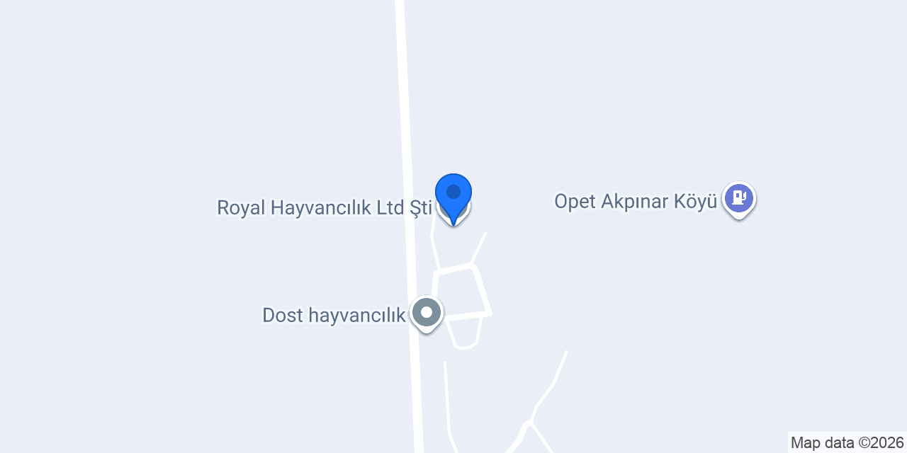 Royal Hayvancılık Ltd Şti konumu