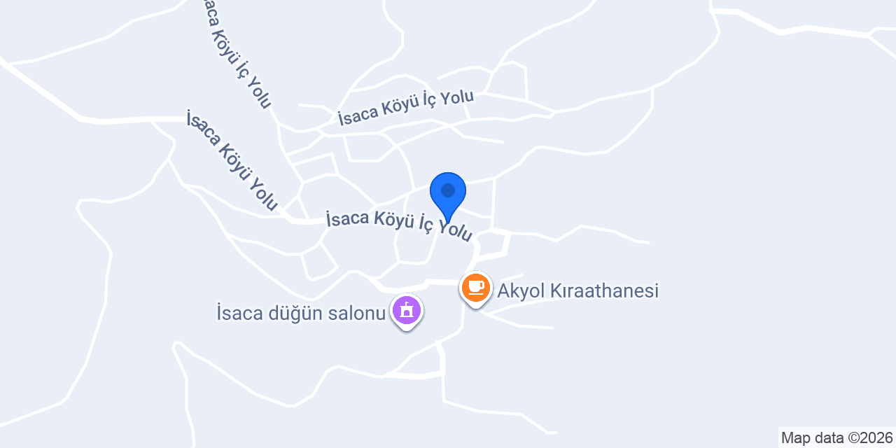 İsaca Köyü Muhtarlığı konumu