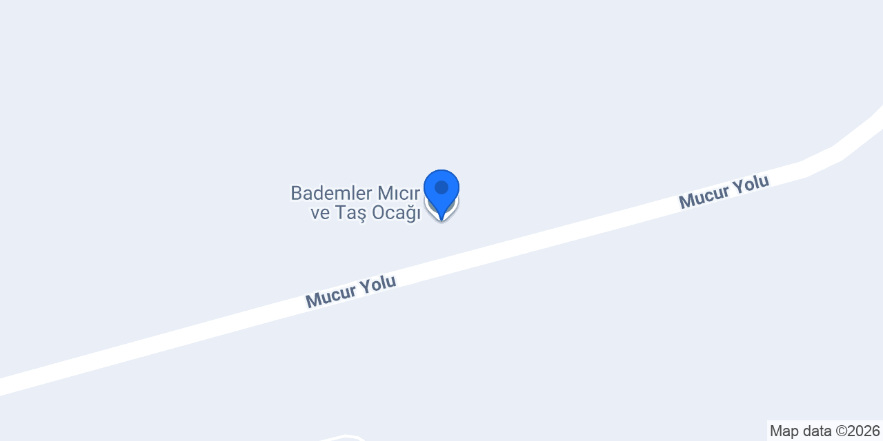 Bademler Mıcır ve Taş Ocağı konumu