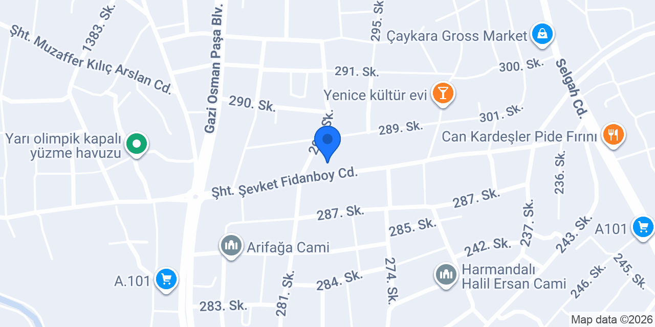 Yüksel Luxury konumu