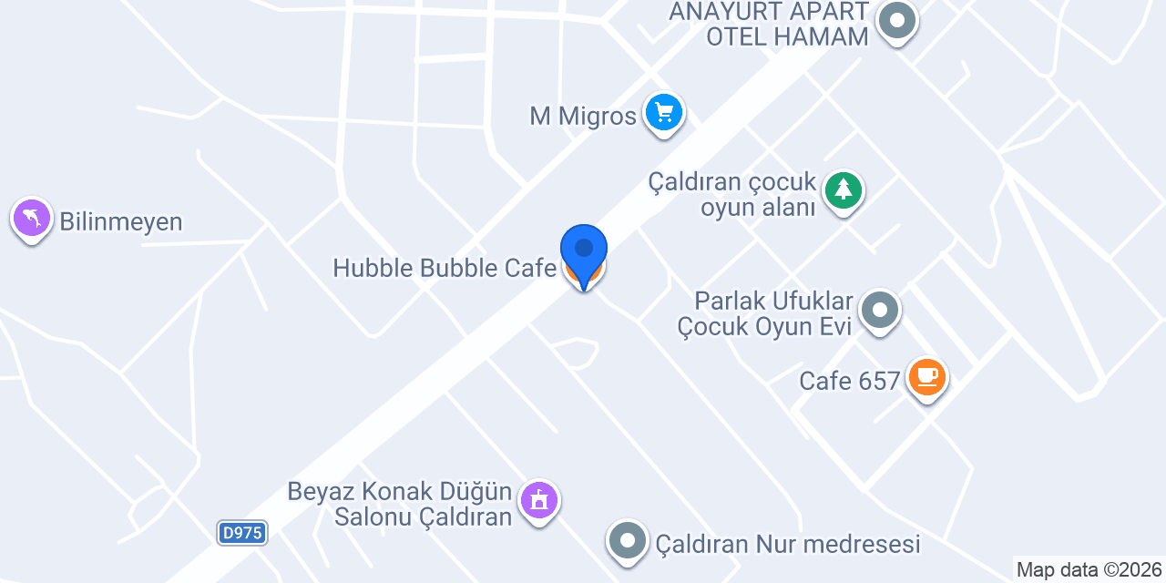 Hubble Bubble Cafe konumu