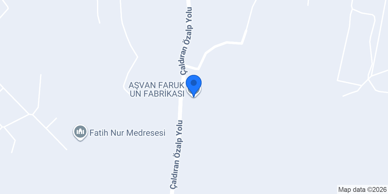 AŞVAN FARUK UN FABRİKASI konumu