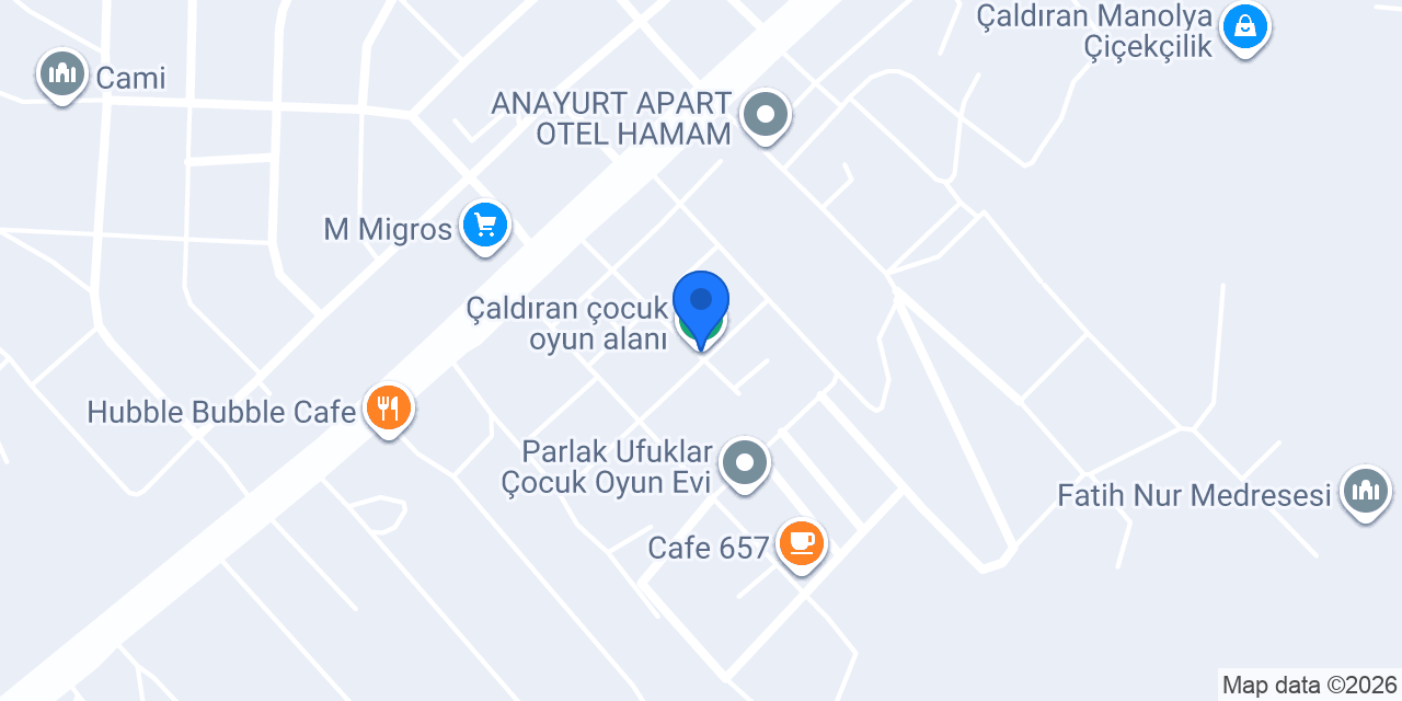 Çaldıran çocuk oyun alanı konumu