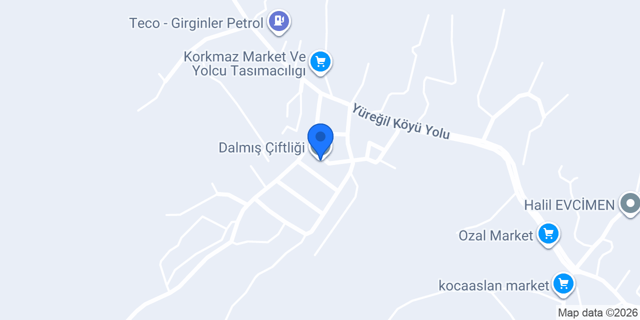 Dalmış Çiftliği konumu