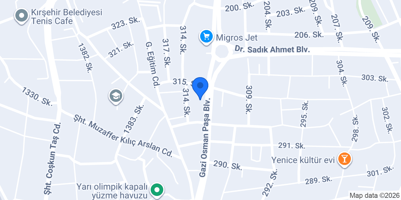 Maraslıoğlu baklava dondurma konumu