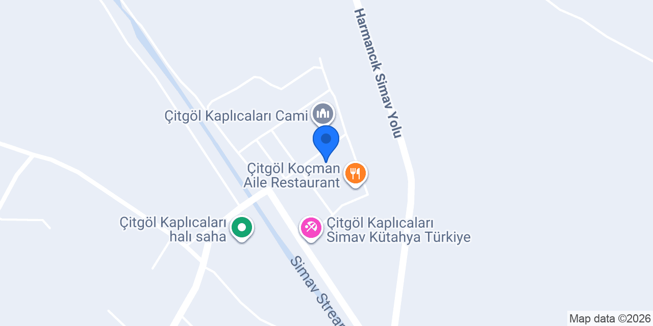 Çitgöl Kaplıcaları Umumi Hamam konumu