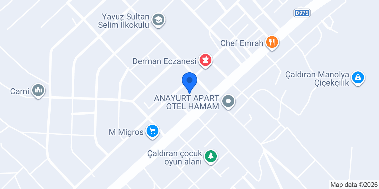 Çaldıran Avm bazaar konumu
