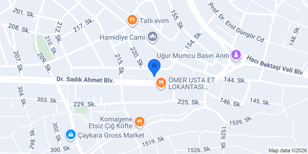 Fizyocenter Manuel Terapi Merkezi konumu