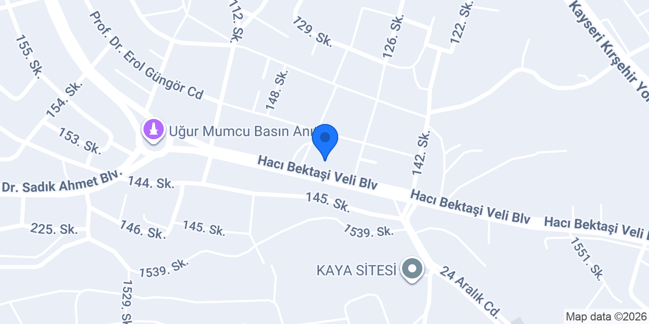 KENDİZ MÜHENDİSLİK konumu