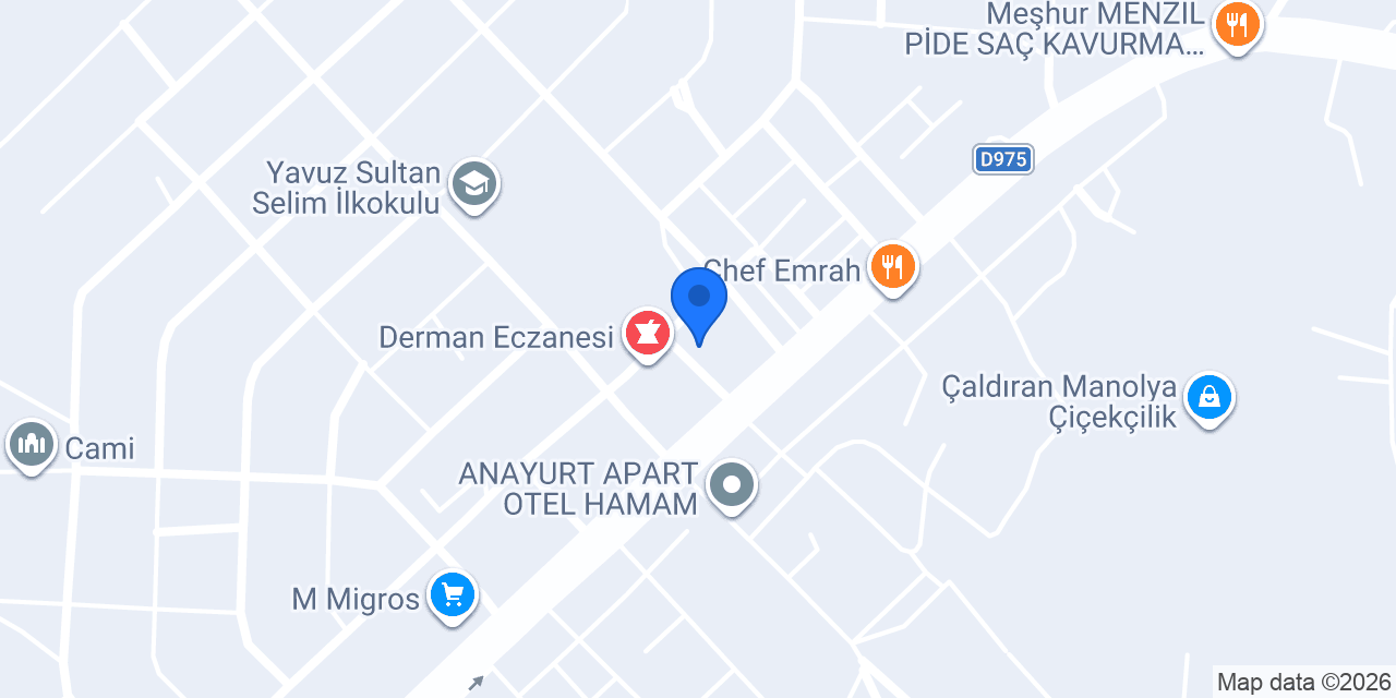 Yağmur Pastanesi konumu