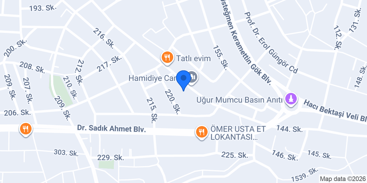 Karacaoğlu Apt. konumu