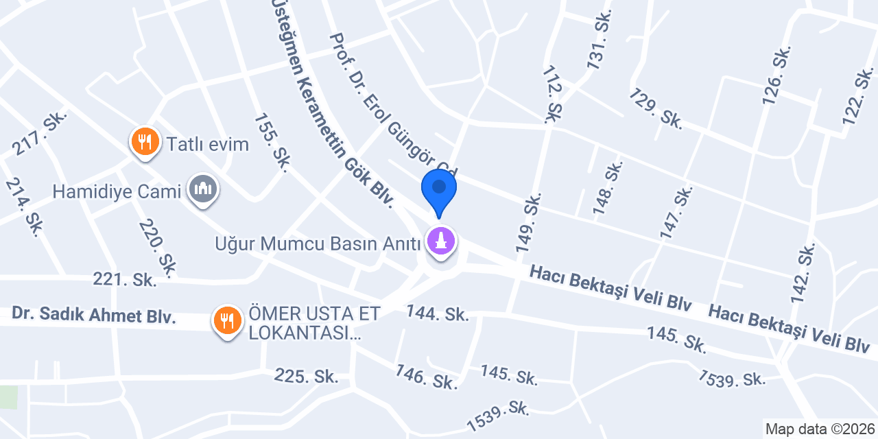 Basin Aniti Pide Salonu konumu