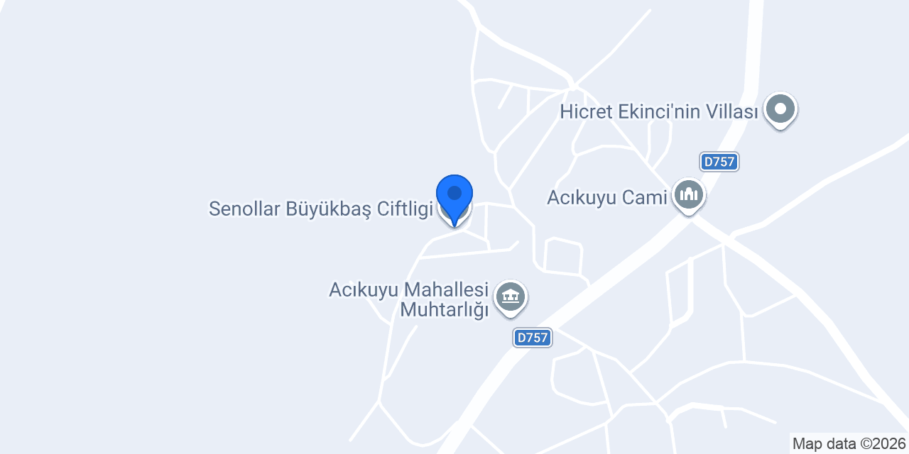 Senollar Büyükbaş Ciftligi konumu
