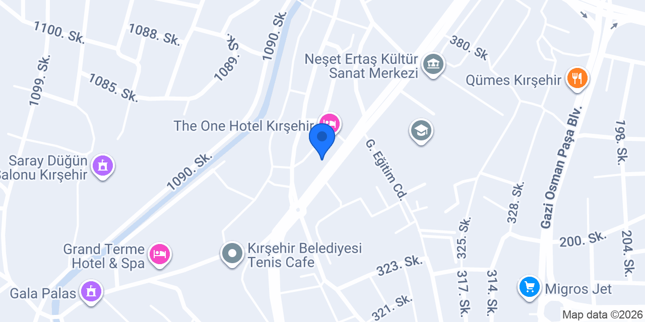 Domino's Pizza Kırşehir konumu