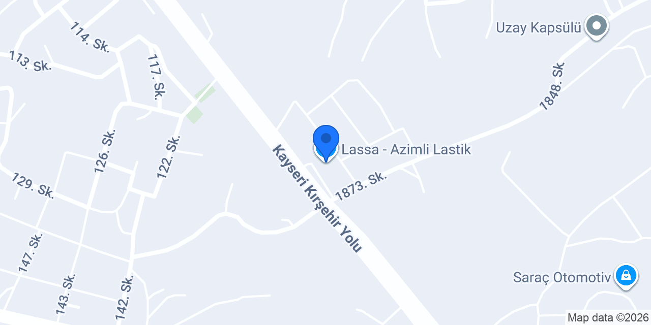 Lassa - Azimli Lastik konumu