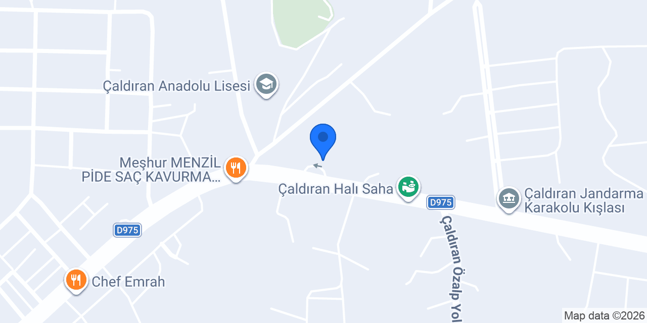 Vizyon Garage Van Çaldıran Oto Ekspertiz konumu
