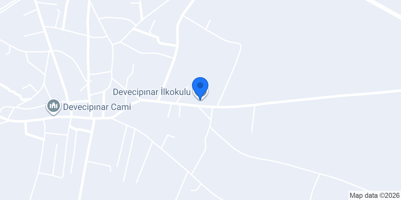Devecipınar İlkokulu konumu