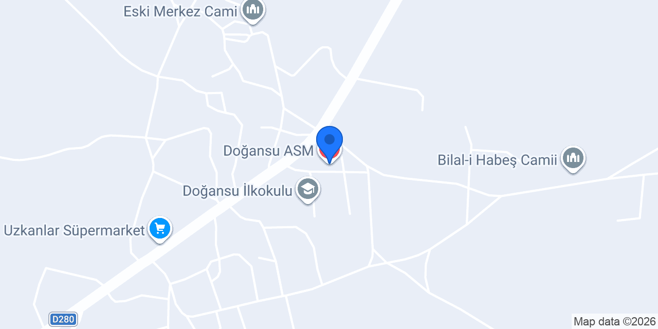 Doğansu ASM konumu