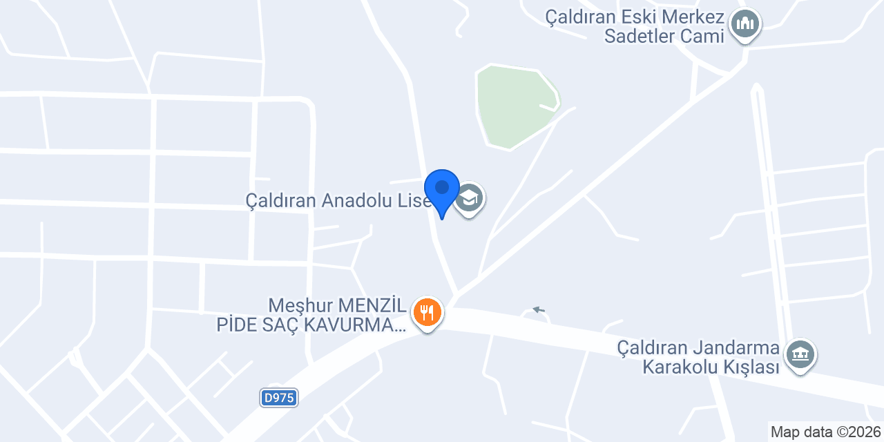 Çaldıran sürücü kursu konumu