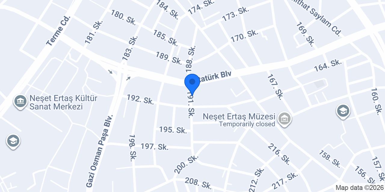 Fizyoterapist Ahmet Erdaş konumu