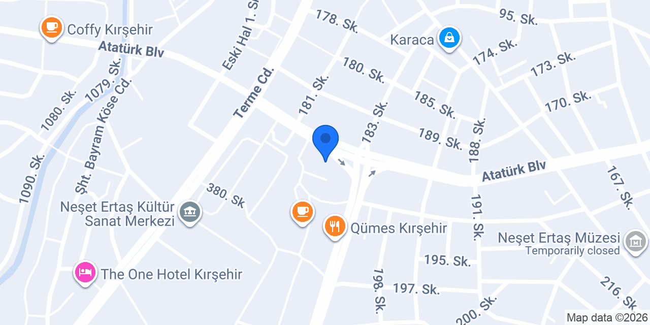 Seray Oto Dizayn konumu
