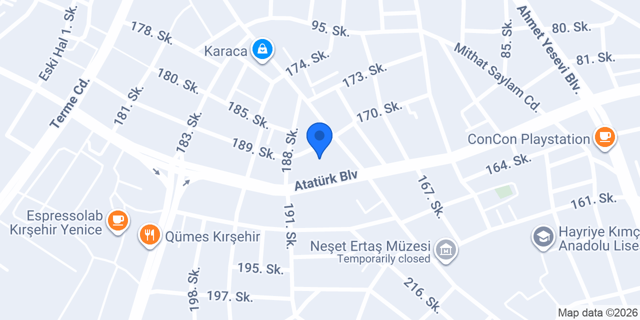 ÖZEL YENİCE HASBAHÇE ANAOKULU konumu