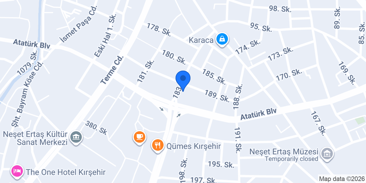 AVŞARLAR TURİZM konumu