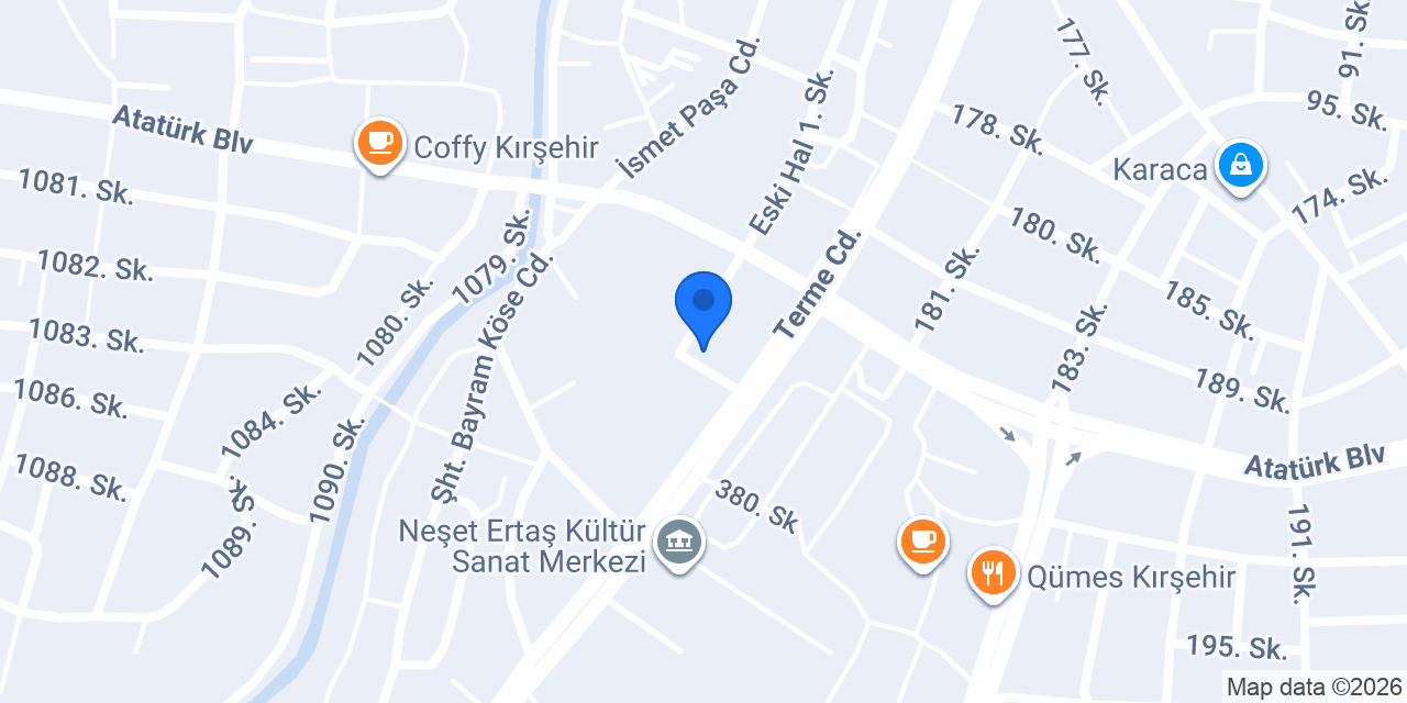 Kırşehir Anka Akademi konumu