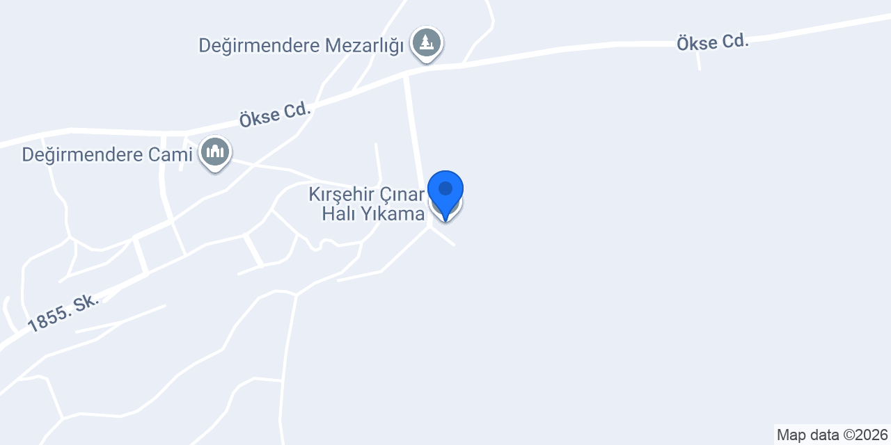 Kırşehir Çınar Halı Yıkama konumu