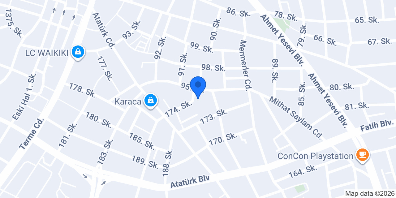 Star Bayan Kuaforu konumu
