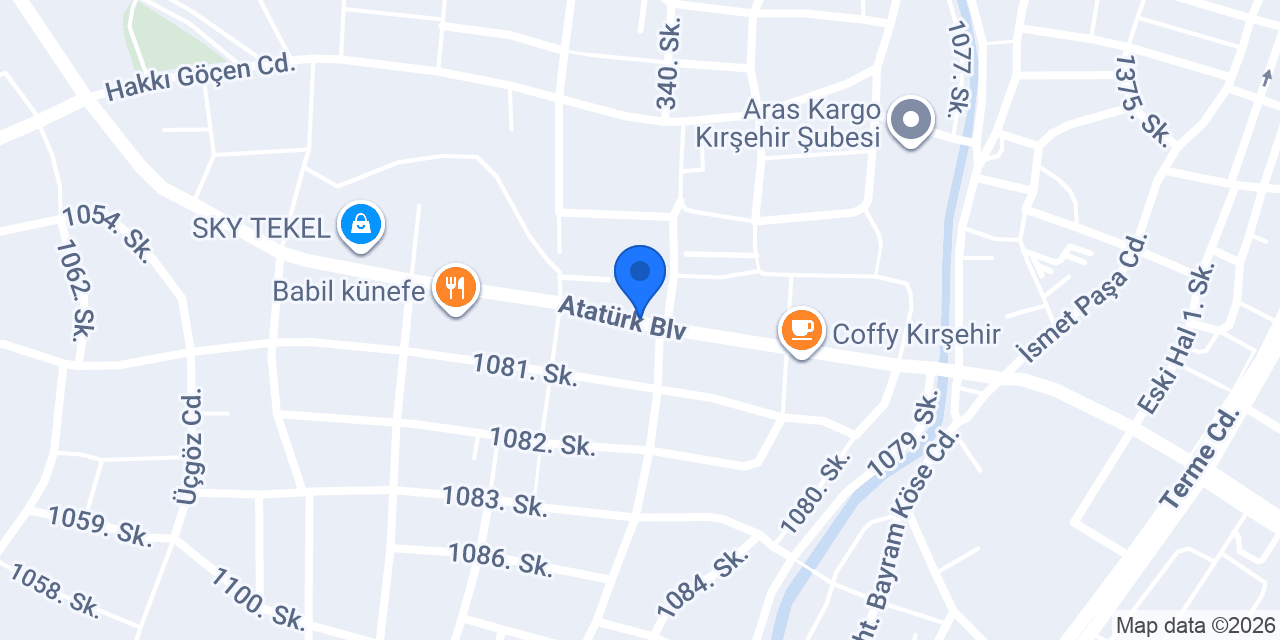 DHL eCommerce - Kırşehir Şubesi konumu