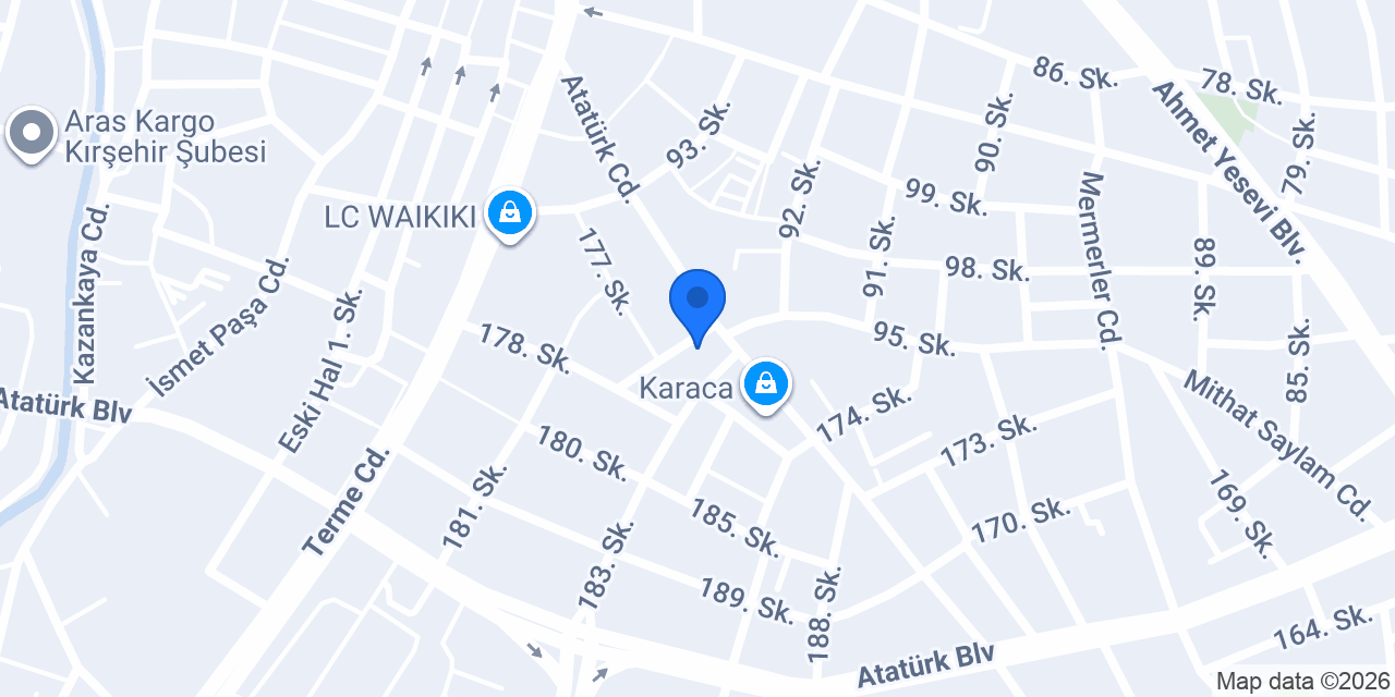 Çelik Psikoteknik Değerlendirme Merkezi konumu